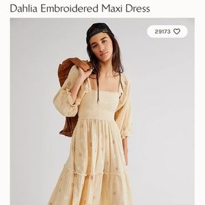 Free People Dahlia maxi dress